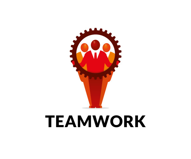 团队合作矢量图标图片下载