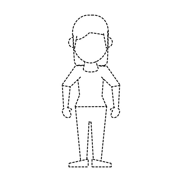 女人不知名的卡通图片下载