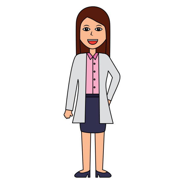 刻画女医生医疗保健的性格图片下载