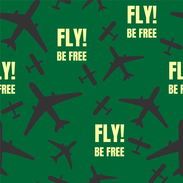 抽象无缝背景设计布料纹理与飞行飞机。创意的矢量无尽的织物图案与形状的小平面。简单的软图形瓷砖图像的壁纸。图片下载