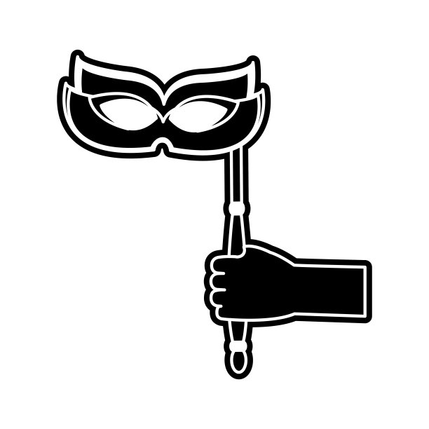 孤立的掩模设计图片下载