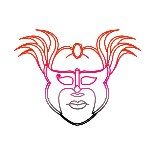 孤立的掩模设计图片下载