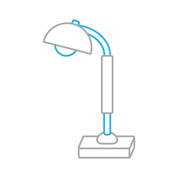 孤立的灯设计图片下载