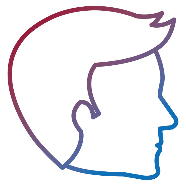 人的侧面孤立图标图片下载