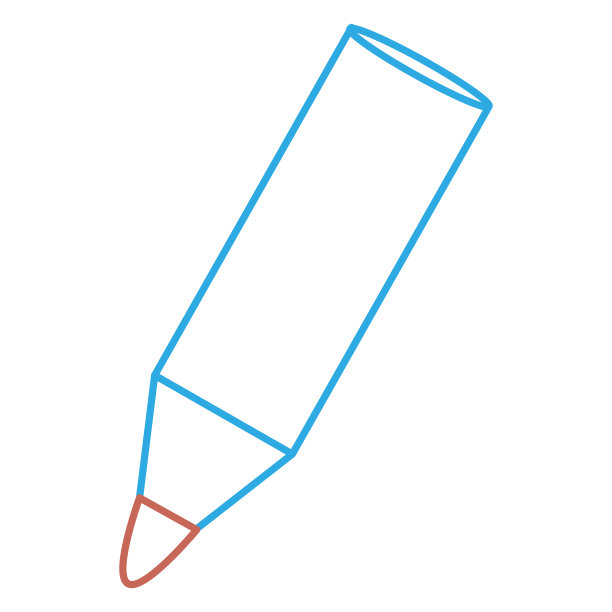 铅笔学校孤立的图标图片下载