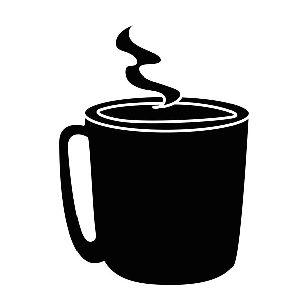 美味的咖啡杯独立图标图片下载