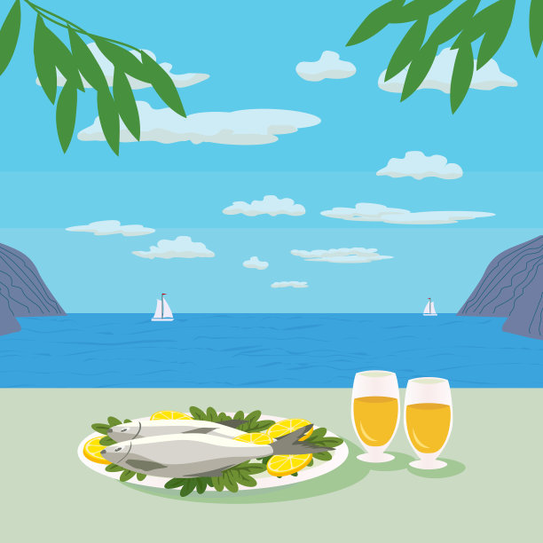 地中海式饮食的概念图片下载