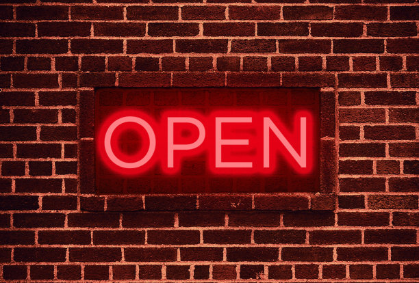 开放的标志图片下载