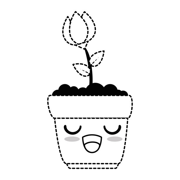 玫瑰室内植物在盆栽卡哇伊性格图片下载