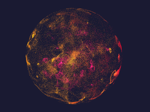 抽象彩色粒子背景图片下载