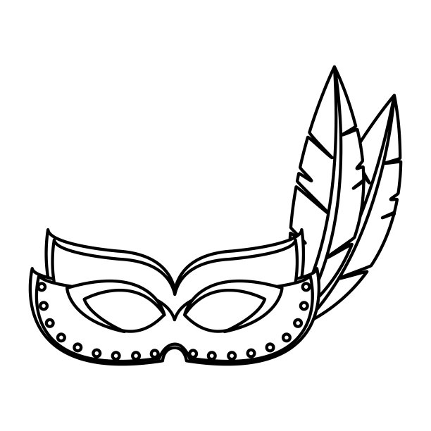 孤立的掩模设计图片下载