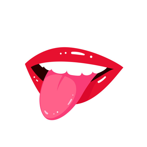 女性的嘴唇孤立在白色的背景。图片下载