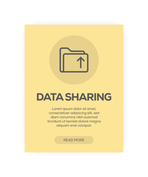 数据共享图标概念图片下载