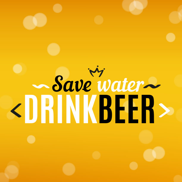 啤酒背景文字图片下载