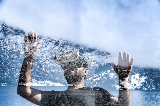 冬天的虚拟现实图片下载