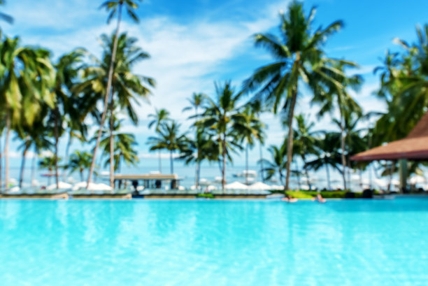 热带海滩假日抽象背景图片下载