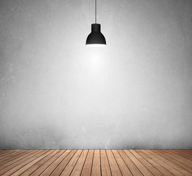 有照明设备的空房间图片下载