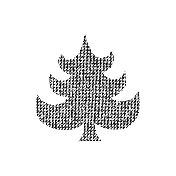 矢量纹理圣诞树图片下载