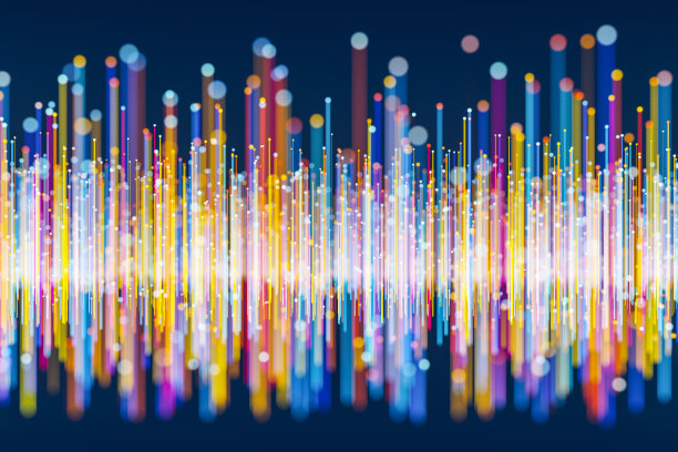 线和球的抽象联系素材图片