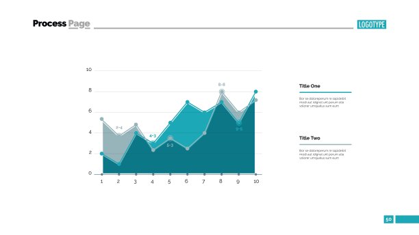 递增图形幻灯片模板图片下载