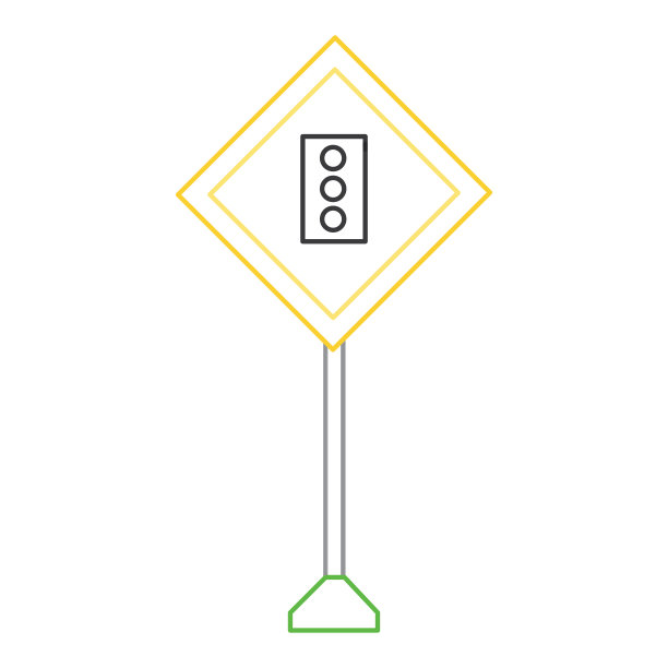 警示路标设计图片下载