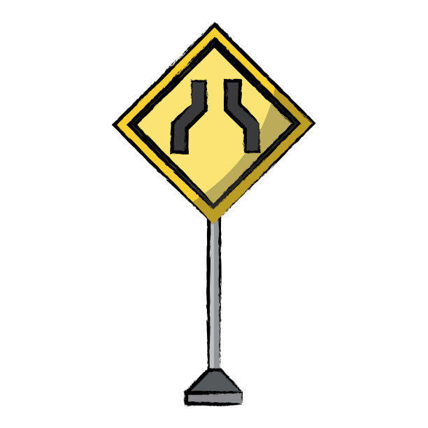 警示路标设计图片下载