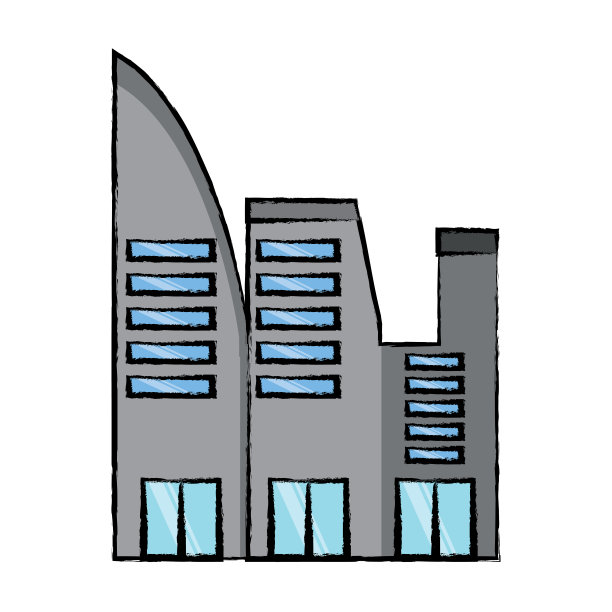 城市建筑图标图片下载