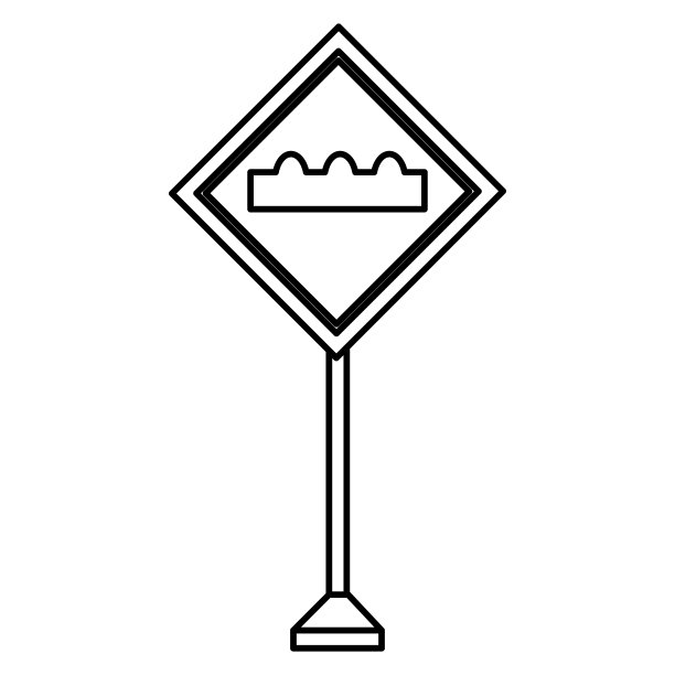 警示路标设计图片下载