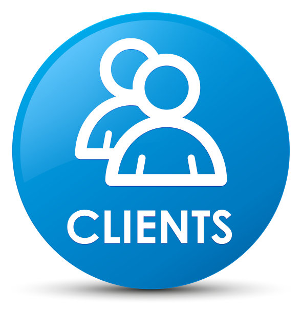 客户端(群组图标)青蓝圆形按钮图片下载