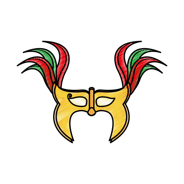 孤立的掩模设计图片下载