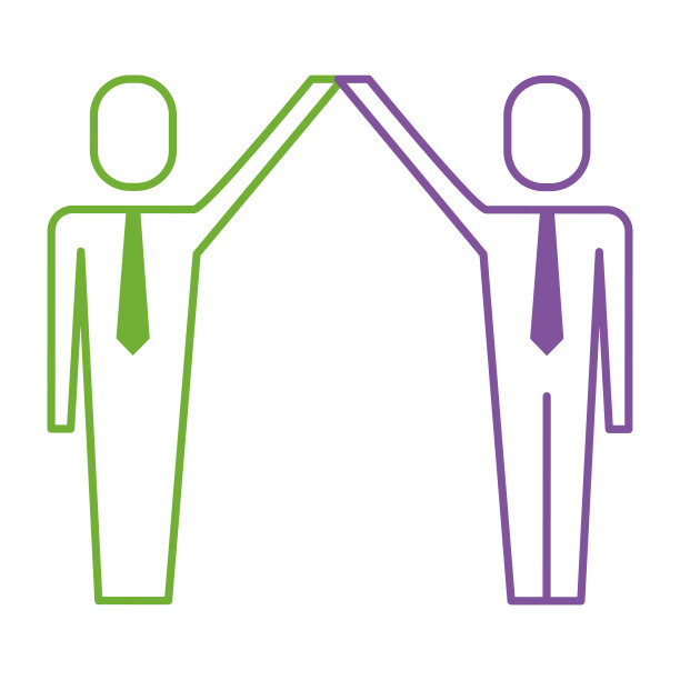 商人们举起了胜利的武器，取得了成功图片下载