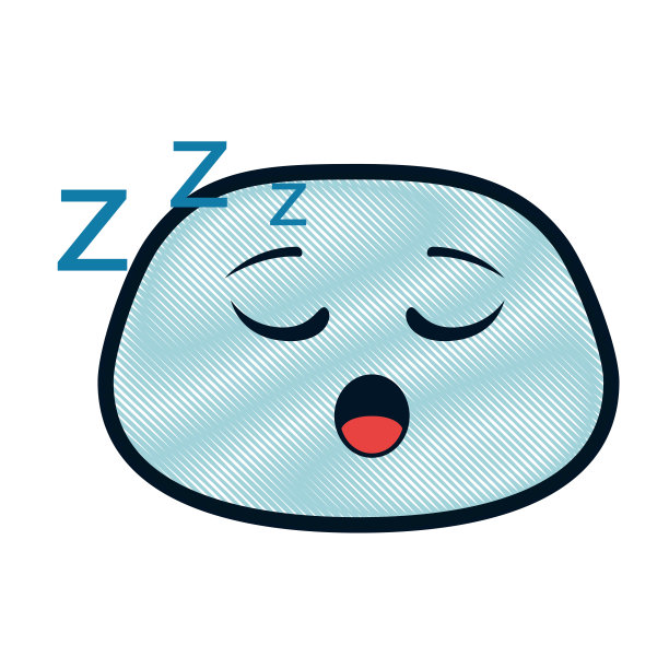 睡着的表情符号图片下载