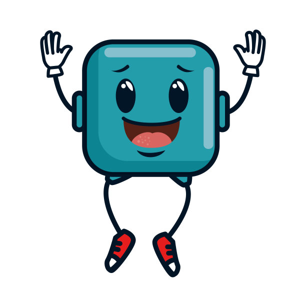 快乐方形表情图片下载