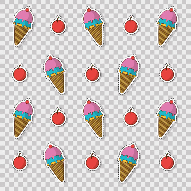 冰淇淋的设计图片下载