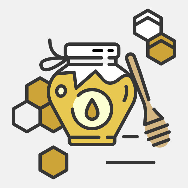 蜂蜜传统糖果和糖果。图片下载