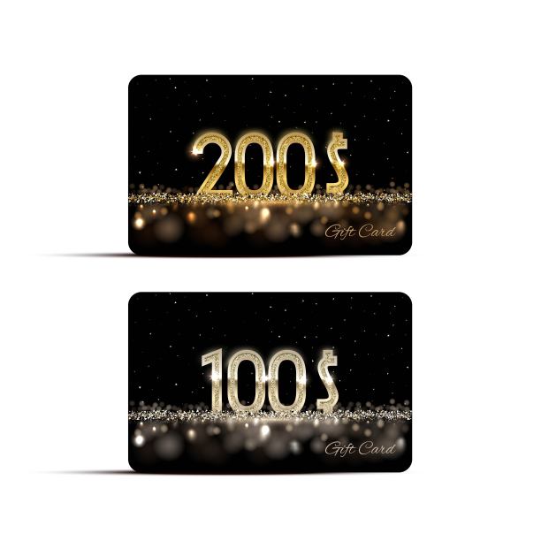 金、银礼品卡。向量豪华礼品卡模板。图片下载