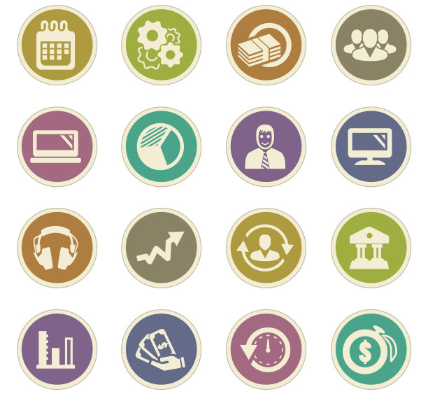 商业管理贴纸图片下载