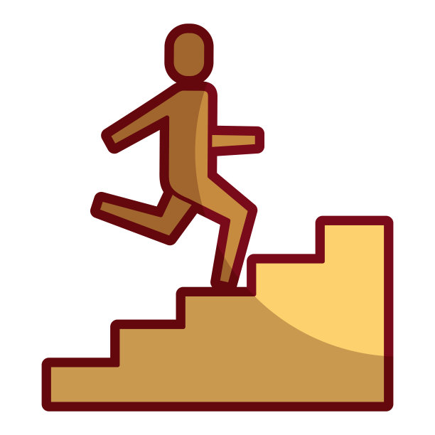 13、商人爬上成功事业的阶梯图片下载