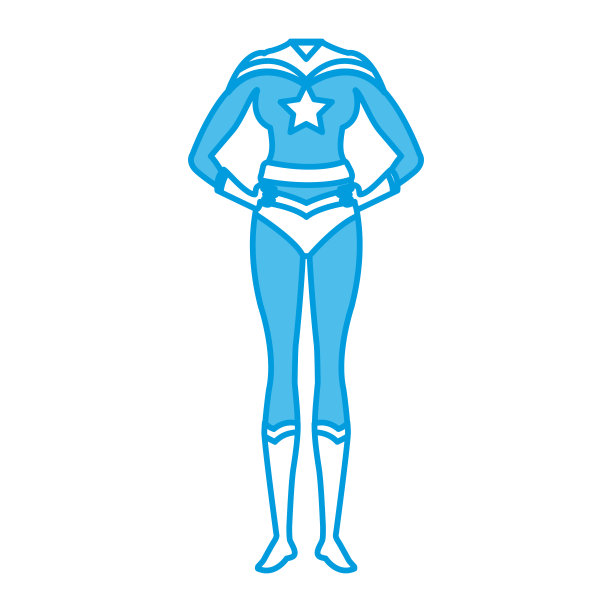 超级英雄的女性服装图片下载