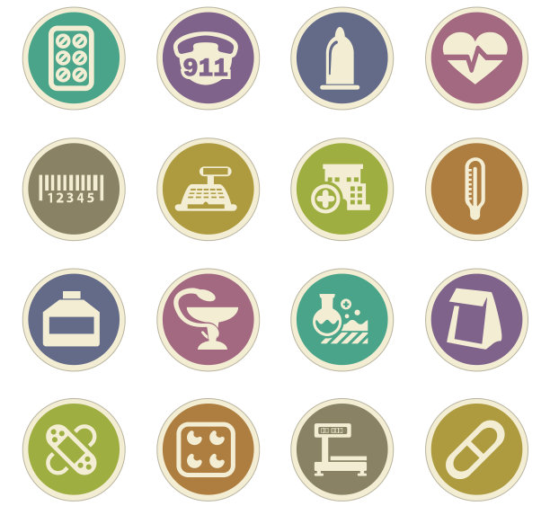 药店纸贴纸图片下载