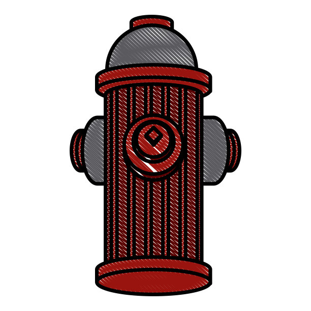 消火栓孤立的象征图片下载