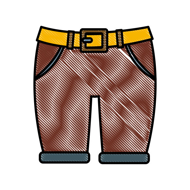 探险家裤子孤立图片下载