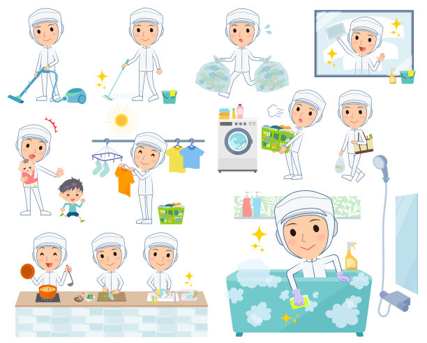 工厂工人防护服图片下载