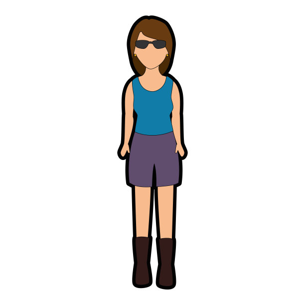 性感的摩托车手的化身图片下载