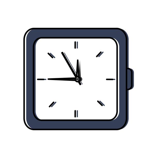 时钟时间小时附属对象图标图片下载