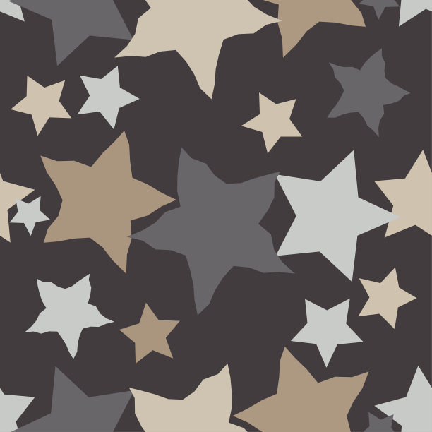 无缝矢量背景装饰星星。纺织融洽。图片下载