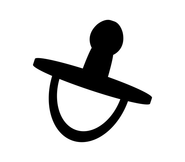 奶嘴图标图片下载