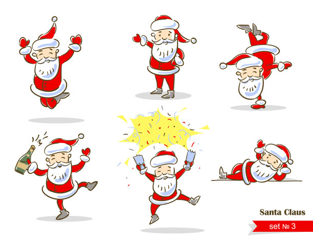 圣诞老人的收藏。图片下载