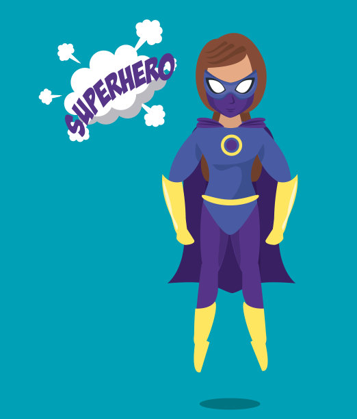 女人飞的超级英雄图片下载