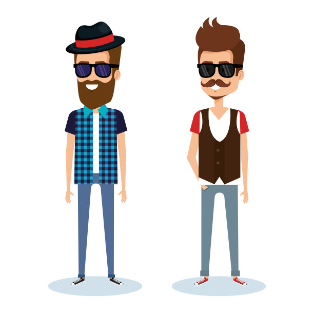 嬉皮士风格的阿凡达组图片下载